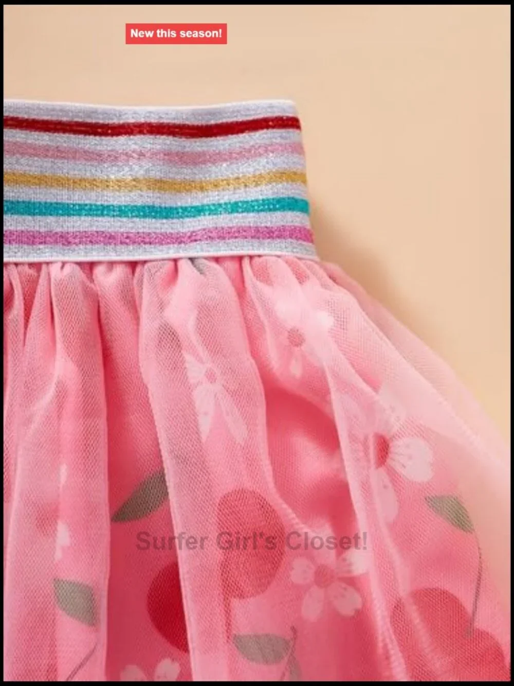 Girls Tulle Skirt Set Two Piece Ruffle Sleeve Tutu Dress Summer Birthday Outfit